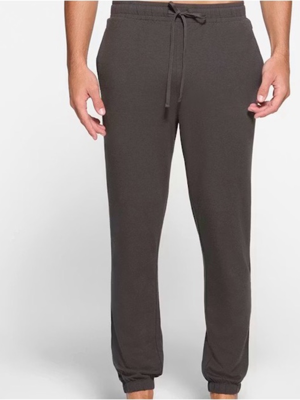 SKIMS Men's Charcoal Drawstring Jogger Pants